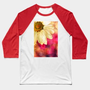 Daisy - Golden on Pink Baseball T-Shirt